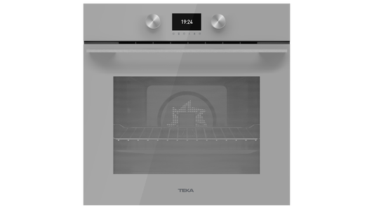 Cuptor electric Teka HLB 8600 SM, cu funcţie SurroundTemp şi 20 de retete presetate, 60 cm, 70l, Cristal Steam Grey
