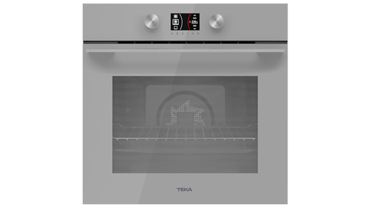 Cuptor electric Teka HLB 8600 SM, cu funcţie SurroundTemp şi 20 de retete presetate, 60 cm, 70l, Cristal Steam Grey