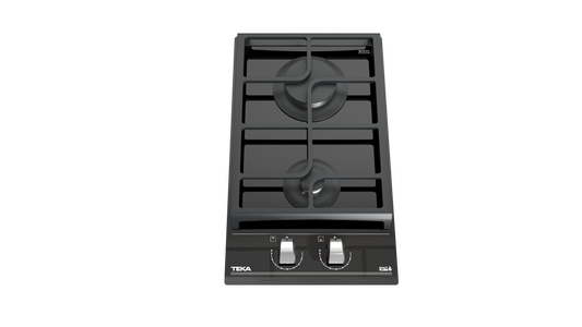 Plita pe gaz Teka GZC 32300 XBC BK (E4), 2 zone de gatit, 30 cm, Sticla Negra