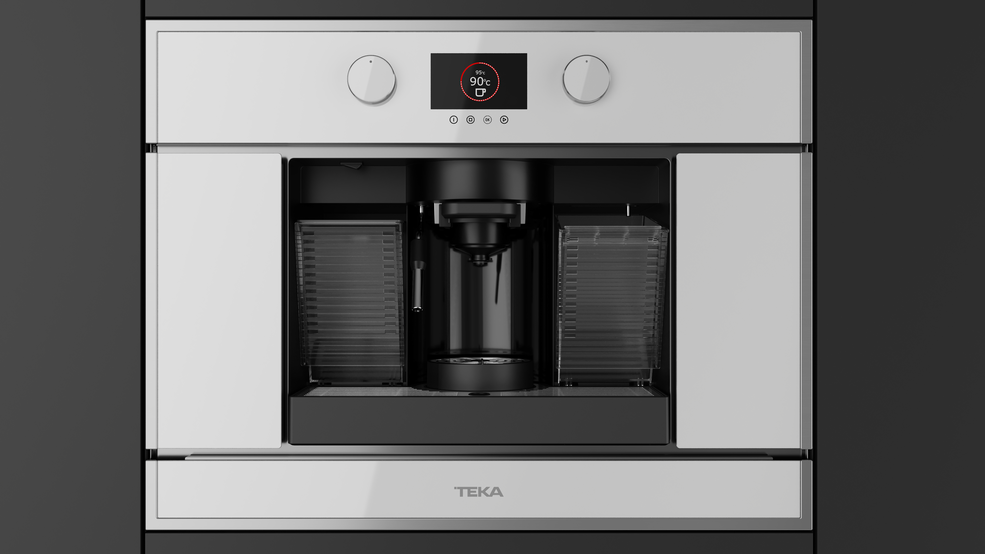 Espresso încorporabil Teka CLC 835 MC WH, cu capsule sau cafea măcinată, presiune 19 bar
