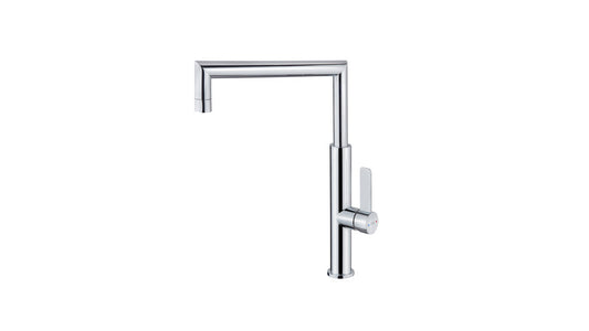 Baterie de bucatarie Teka FOT 990, cu ţeavă înaltă, Crom