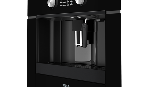 Espresso încorporabil Teka CLC 855 GM BK, cu cafea boabe sau cafea măcinată, 30 de programe, presiune 15 bar