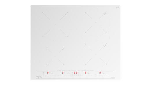 Plita electrica cu inductie Teka IZC 64630 WH MST, 60 cm, sticla Alba