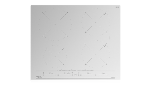 Plita electrica cu inductie Teka IZC 64630 WH MST, 60 cm, sticla Alba