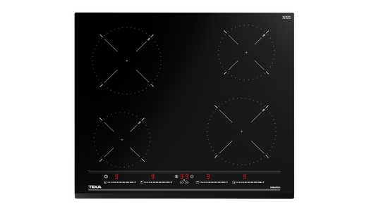 Plita electrica cu inductie Teka IZC 64010 BK MSS, 60 cm, sticla Neagra