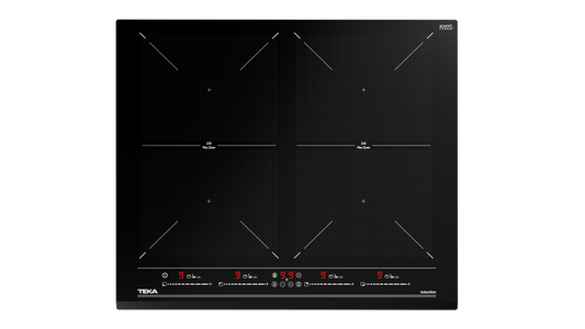 Plita electrica cu inductie Teka IZF 64600 BK MSP, 60 cm, sticla Neagra
