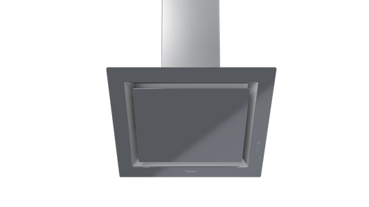 Hota cu design vertical, Teka DLV 68660 ST, sistem de extracţie perimetrală, 60 cm, Cristal Stone Grey