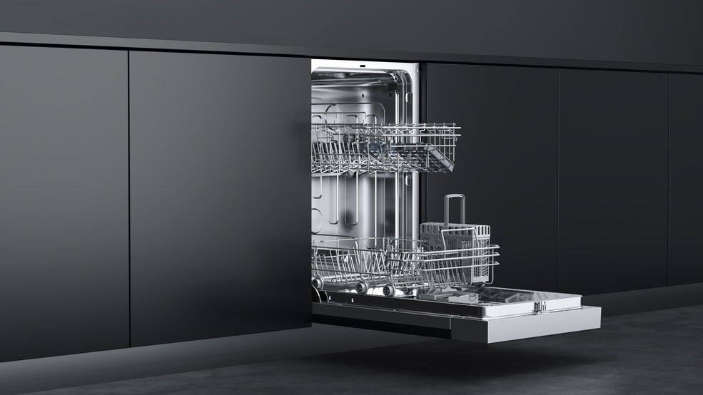 Masina de spalat vase Teka DSI 44700 SS, partial incorporabila, 9 seturi, 45 cm