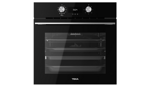 Cuptor electric Teka HLB 8416, cu functie AirFry, 60 cm, 70l, Negru