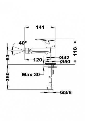 Baterie de baie bideu, Teka MANACOR