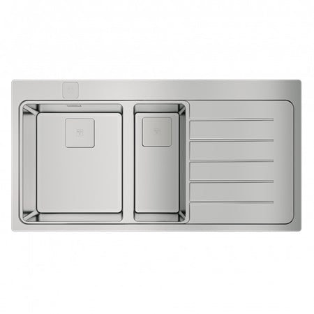 Chiuveta din inox Teka ZENIT RS15 1 1/2B 1D R, 1000 x 520 mm, PureLine, Picurator dreapta, inox