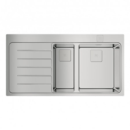 Chiuveta din inox Teka ZENIT RS15 1 1/2B 1D L, 1000 x 520 mm, PureLine, Picurator stanga,  inox