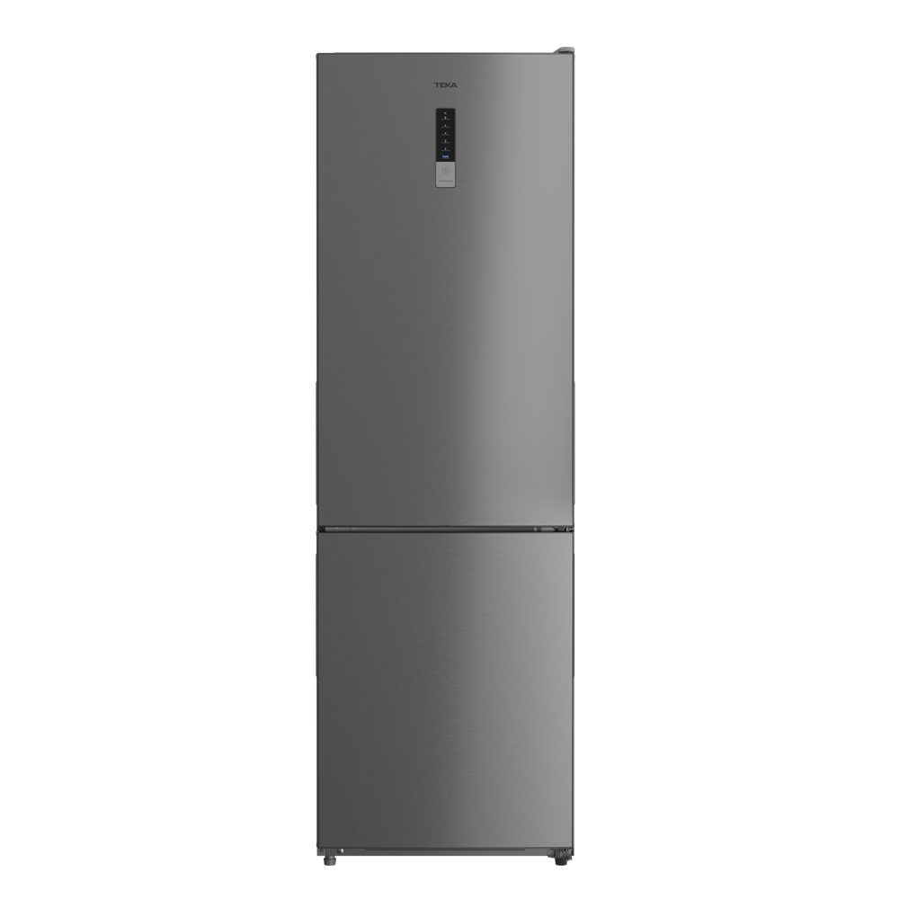 Combina frigorifica free-standing Teka NFL 355 SS, 310 l, Clasa E, LongLife No Frost, H 188 cm, Inox