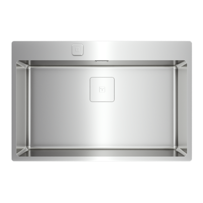 Chiuveta din inox Teka FORLINEA RS15 71.40 3½ SQ W, instalare 2 in 1, 750 mm x 500 mm, inox