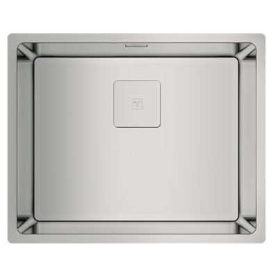 Chiuveta din inox Teka FLEXLINEA RS15 50.40, 1 cuva, 580 mm x 440 mm, inox lucios, Instalare pe/la nivel/sub blat