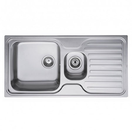 Chiuveta din inox Teka CLASSIC 1 1/2 B 1D, 1000 mm x 500 mm, 1/2 cuve, Inox lucios, Picurator dreapta