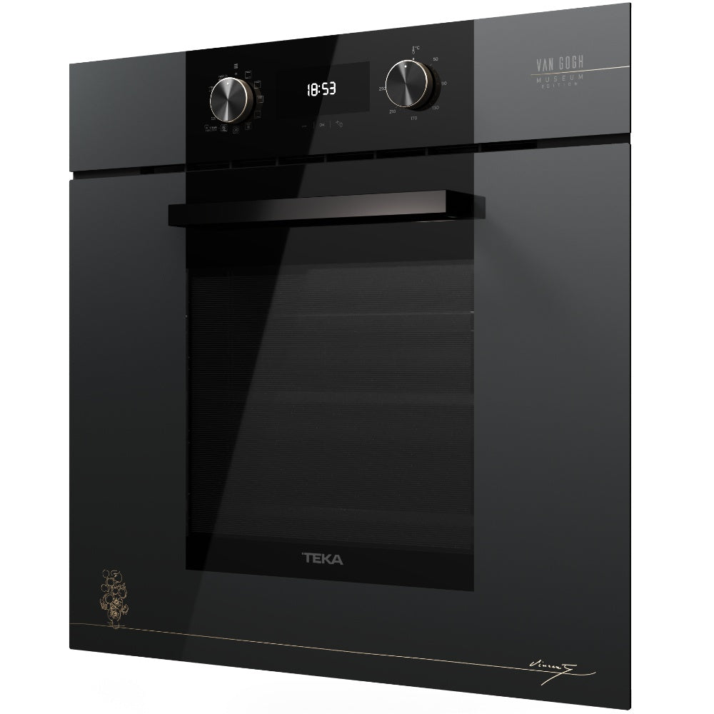 Cuptor electric Teka HLB 84-VGogh, 9 functii, aer cald plus abur, HydroClean® PRO, 60 cm, 70l, A+, Cristal gri închis
