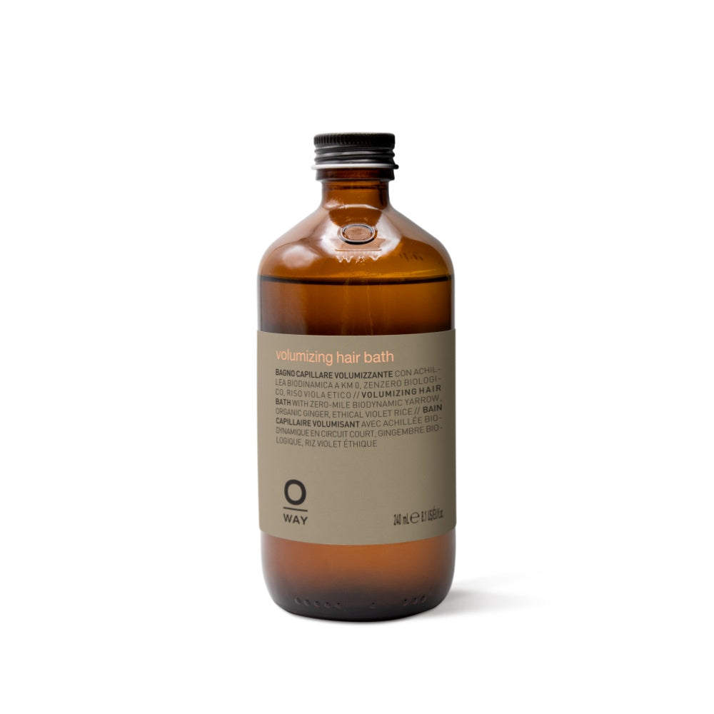Sampon pentru volum, scalp si par OWAY, OWH-XV004, cu ghimbir, coada soricelului, orez purpuriu etic, organic, sticla cu capac din aluminiu, 240 ml