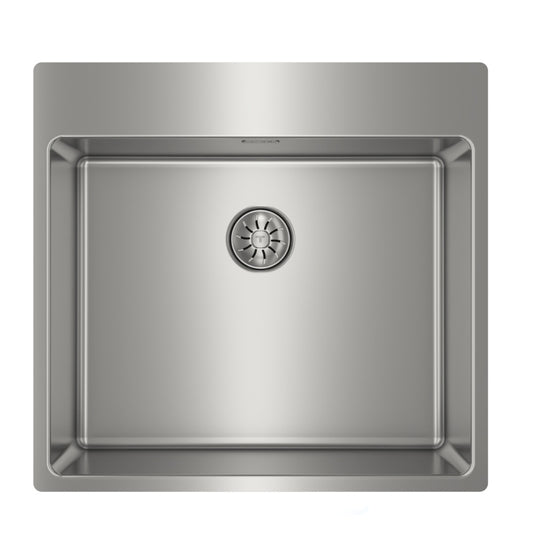 Chiuveta din inox TEKA FORLINE RS15 50.40, 540 x 510 mm, 1 cuva, instalare 2 in 1, Inox lucios