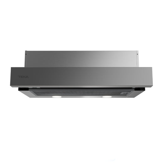 Hota incorporabila telescopica, Teka PLR 6320 MCS IX, 2 trepte de putere, 306.4 m3/h, Clasa D, 60 cm, Inox