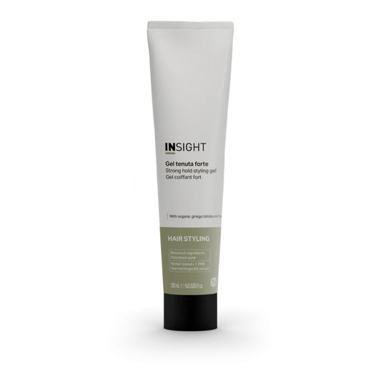 Gel de par cu fixare puternica, efect lucios, cu extracte de aloe si ginkgo biloba organic, INSIGHT, IST121-B, 200 ml