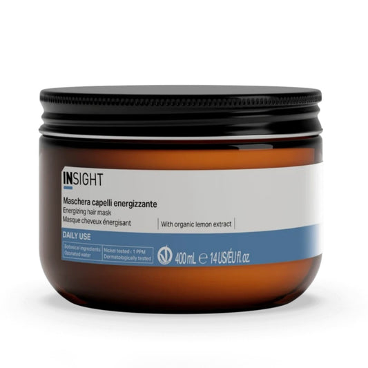 Masca pentru par, utilizare zilnica, cu extract de lamaie, organic, INSIGHT, IDU212, 400 ml