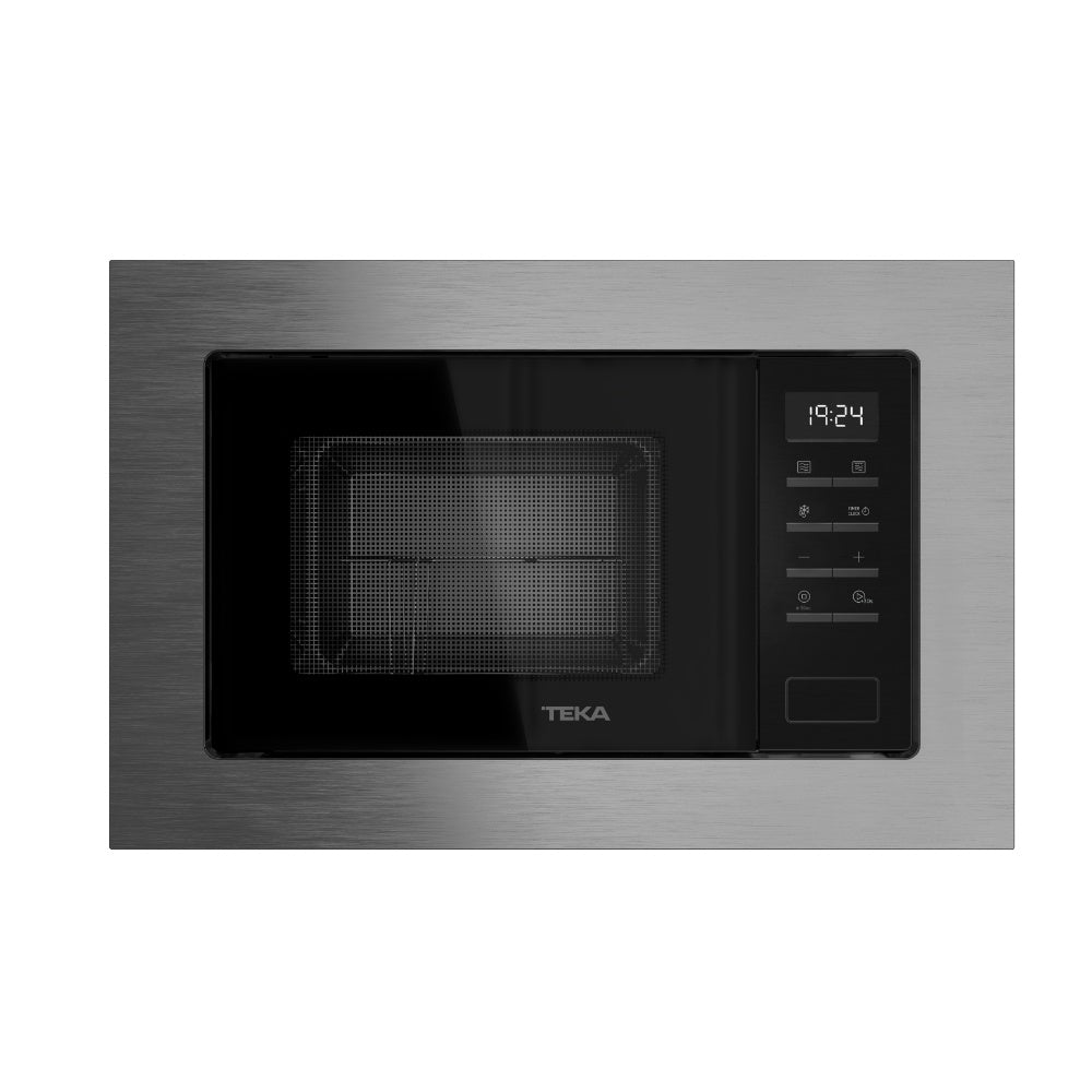 Cuptor incorporabil cu microunde + Grill Teka MSEG 620 BK-SS, 20 L, Touch Control, 3 functii, 8 memorii, 1250 W, cavitate inox