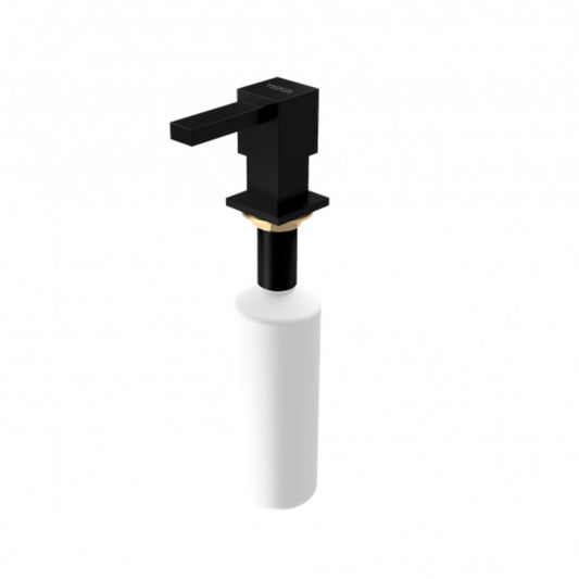 Dozator detergent Teka SQUARE, metal, 350 ml, negru