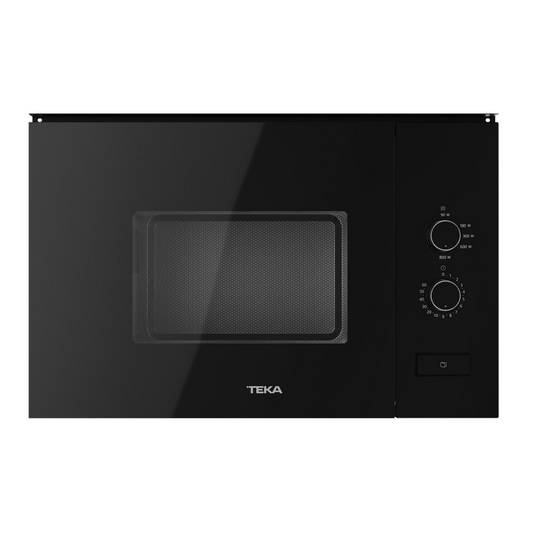 Cuptor încorporabil Microunde si gratar Teka ML 820 FI BK, capacitate 20l, 5 niveluri de putere, sticla neagra