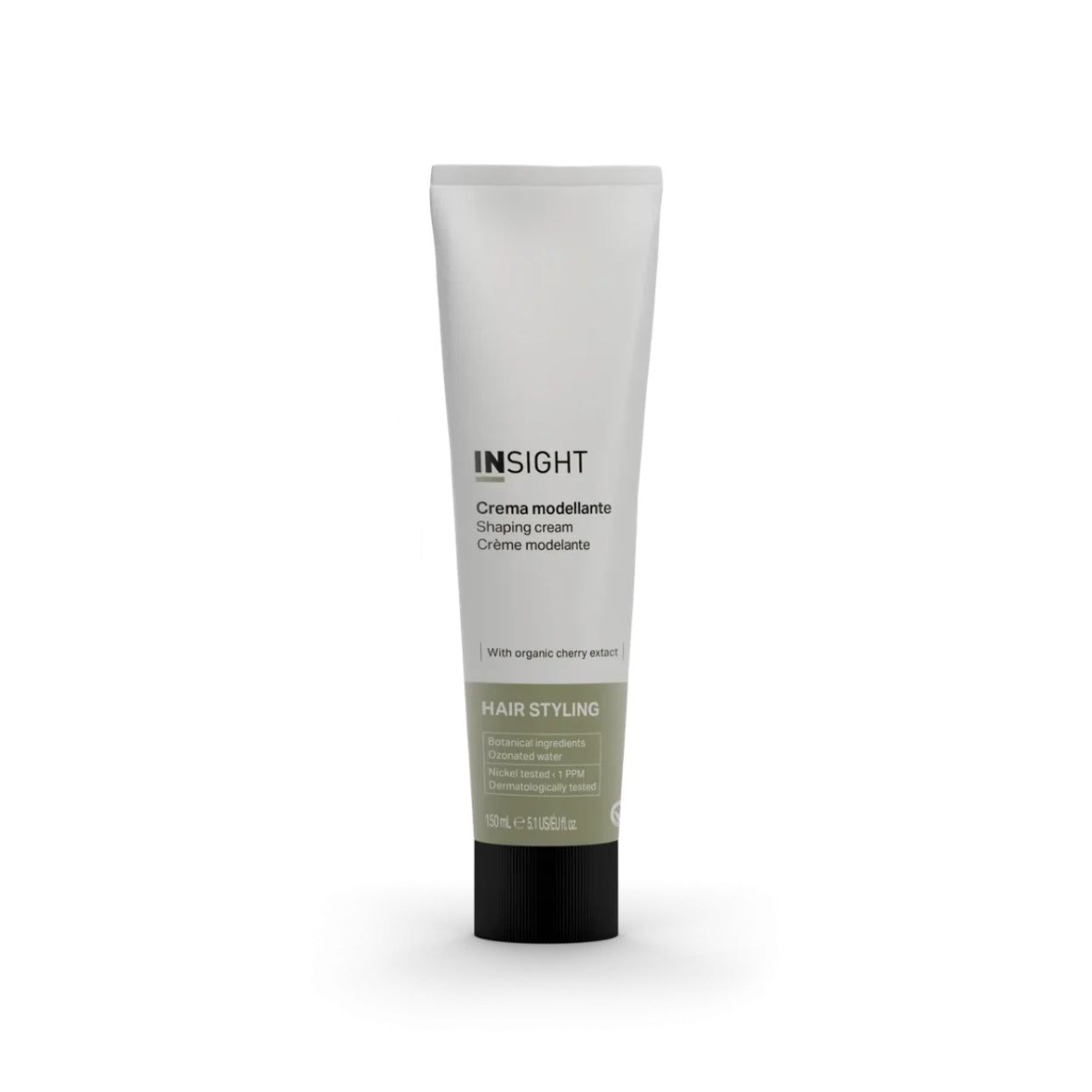 Crema modelatoare pentru parul cret si ondulat, cu unt de argan si extract organic de cirese, INSIGHT, IST088-B, 150 ml