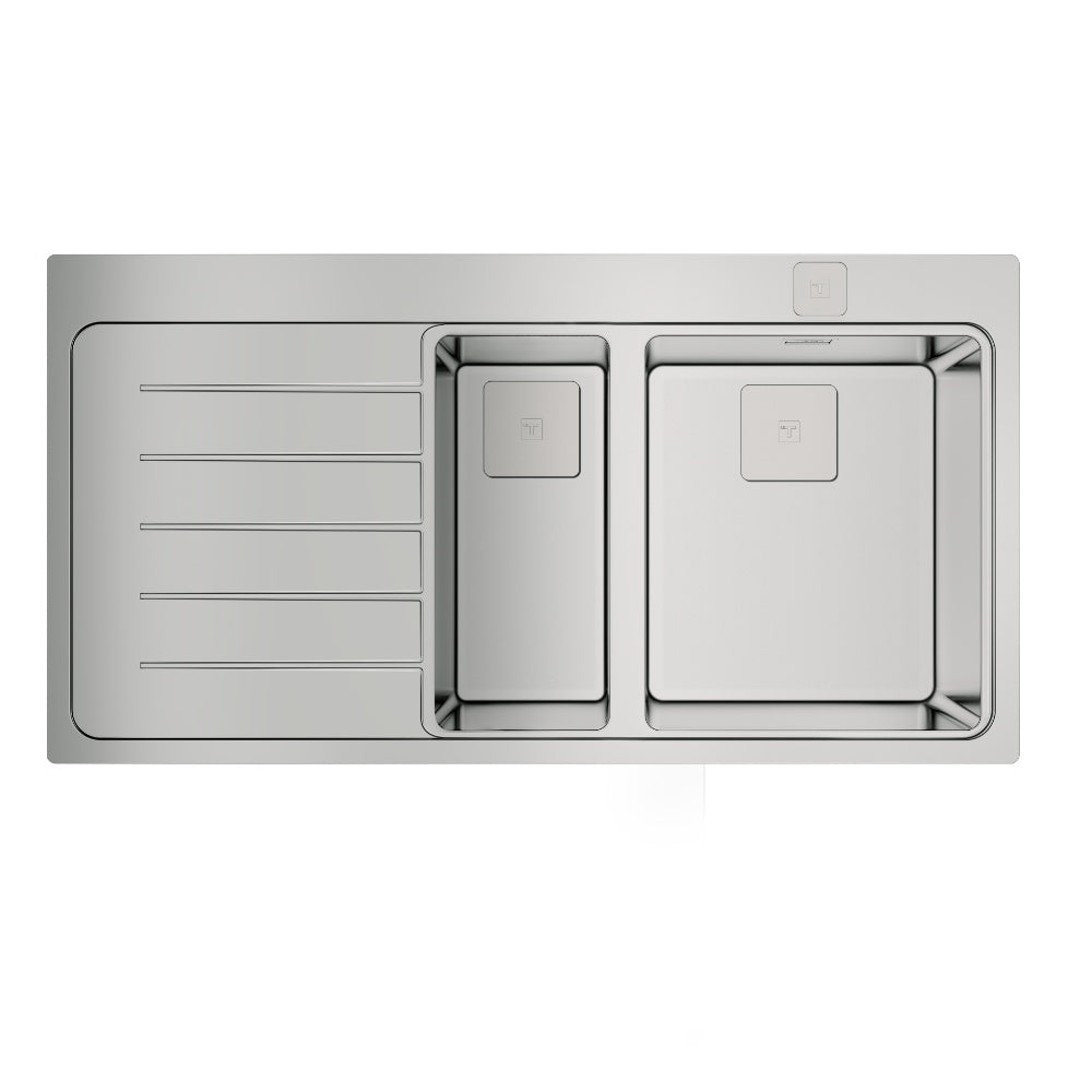Chiuveta din inox Teka ZENIT RS15 1 1/2B 1D, 1000 x 520 mm,  picurator stanga, inox