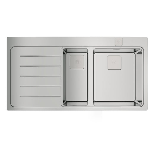 Chiuveta din inox Teka ZENIT RS15 1 1/2B 1D, 1000 x 520 mm,  picurator stanga, inox