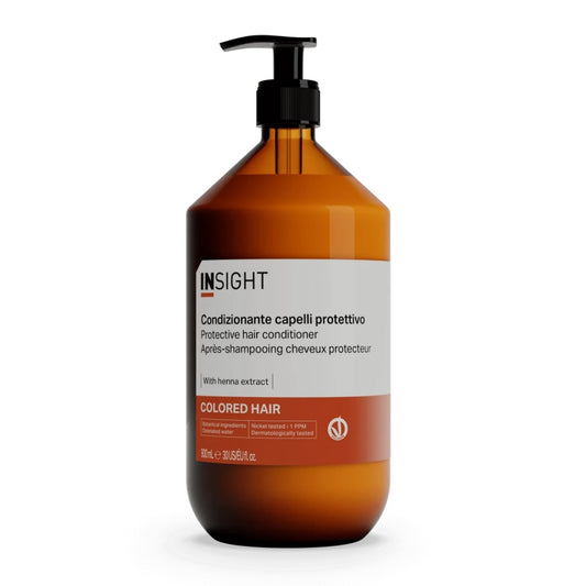 Balsam pentru par vopsit, cu extract de ulei de macadamia organic, INSIGHT, ICO211, 900 ml