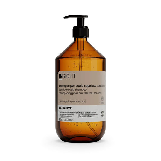 Sampon pentru scalp sensibil, utilizare frecventa, cu extracte organice de dovleac si gutuie, INSIGHT, ISE210, 900 ml
