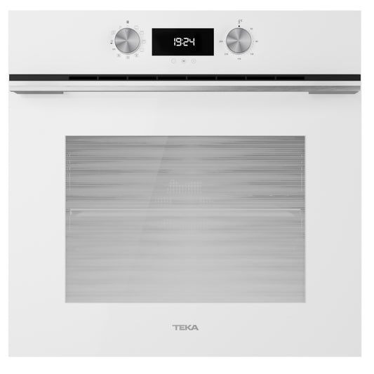 Cuptor electric Teka HLB 8400 W, cu functie SurroundTemp, 9 functii, 70l, 60 cm, clasa A+, cristal alb