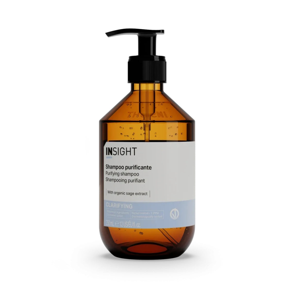 Sampon pentru par, anti-matreata, purificator, organic, INSIGHT, ICL310, 350 ml