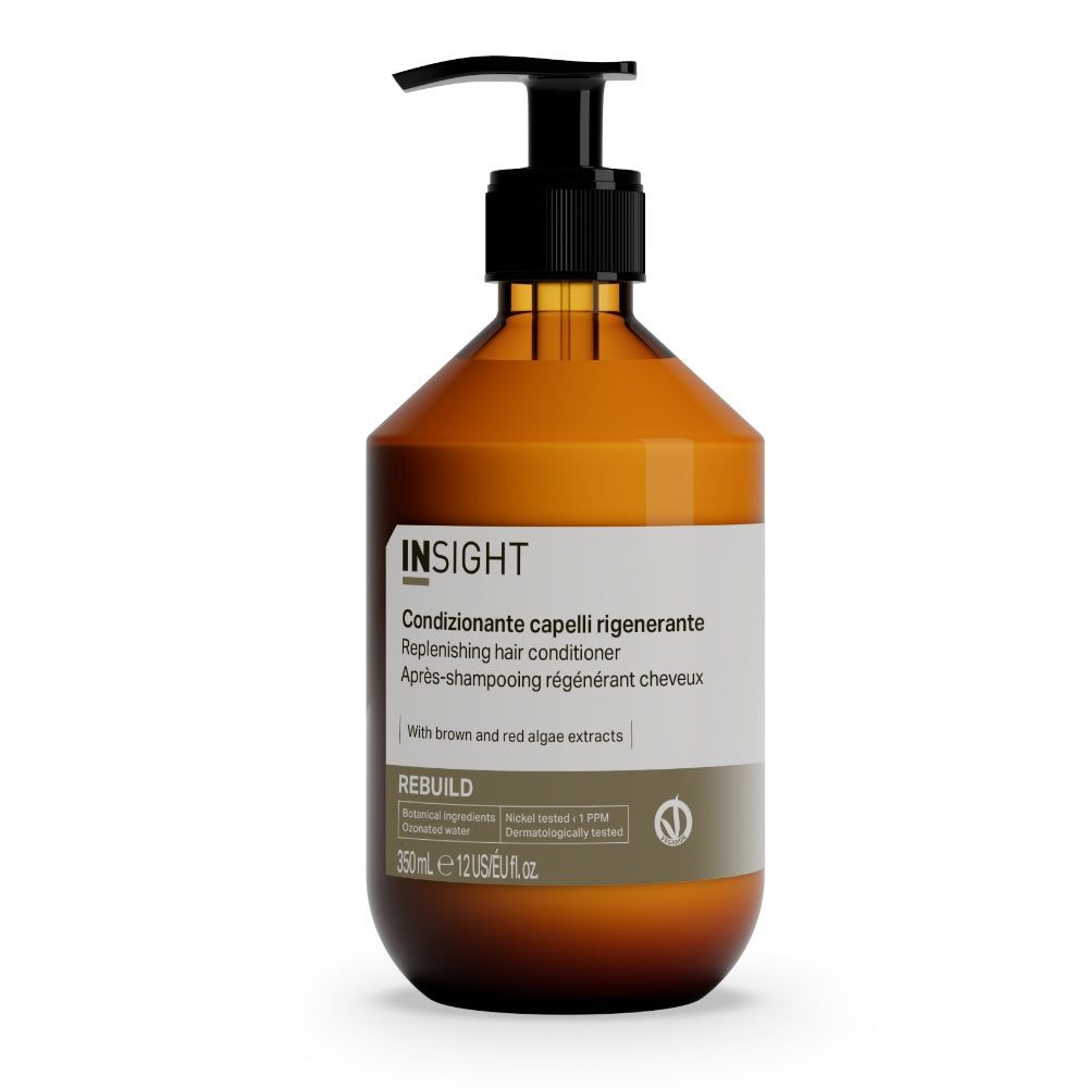 Balsam pentru par, restructurant, cu extracte organice de alge brune și rosii, INSIGHT, IRB311, 350 ml