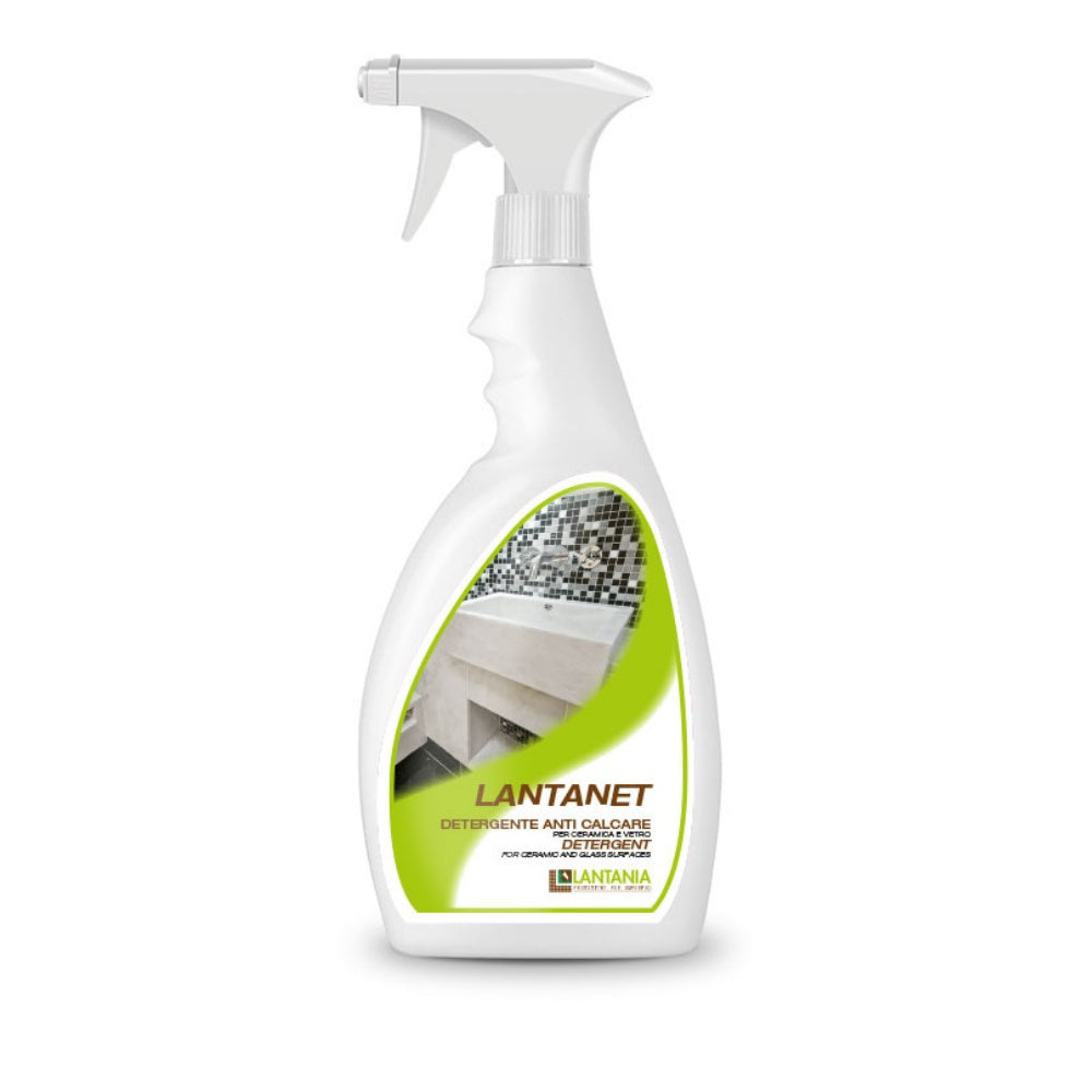 Solutie anticalcar profesionala universala Lantania LANTET, pentru ceramica, portelan, stica, 500 ml