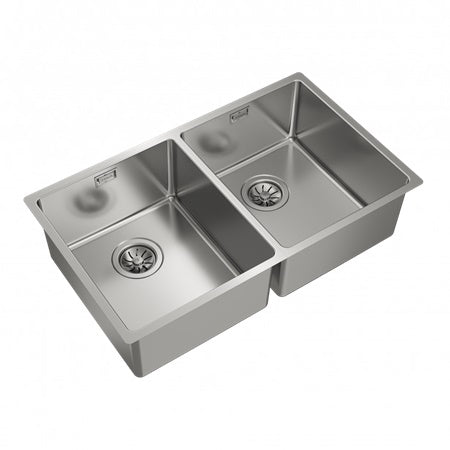 Chiuveta din inox TEKA BE LINEA RS15 2B 740, 740x440mm, montare sub blat, Inox