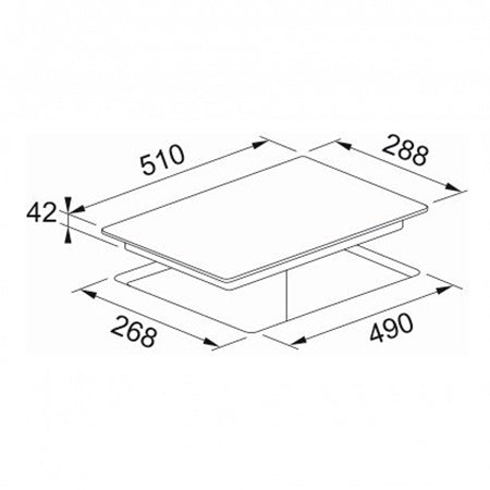 Plita electrica vitroceramica Franke FRSM 302 C TD BK, 30cm, 9 niveluri putere, negra