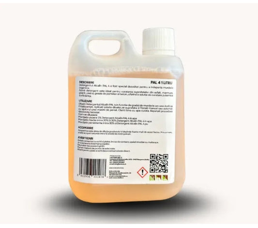 Detergent degresant concentrat alcalin Lantania PAL 4, pentru suprafete din piatra, 1 litru