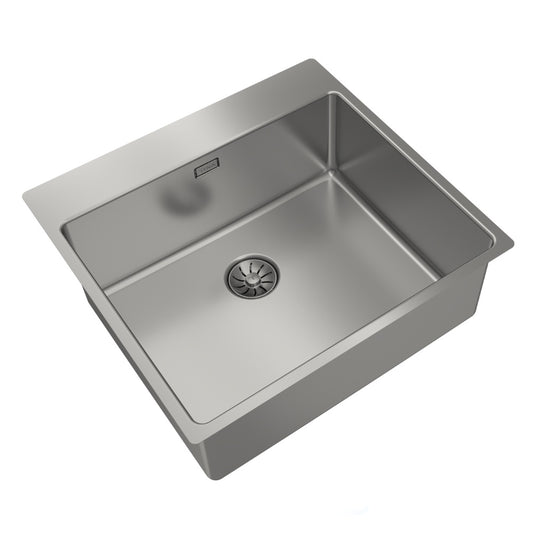 Chiuveta din inox TEKA FORLINE RS15 50.40, 540 x 510 mm, 1 cuva, instalare 2 in 1, Inox lucios