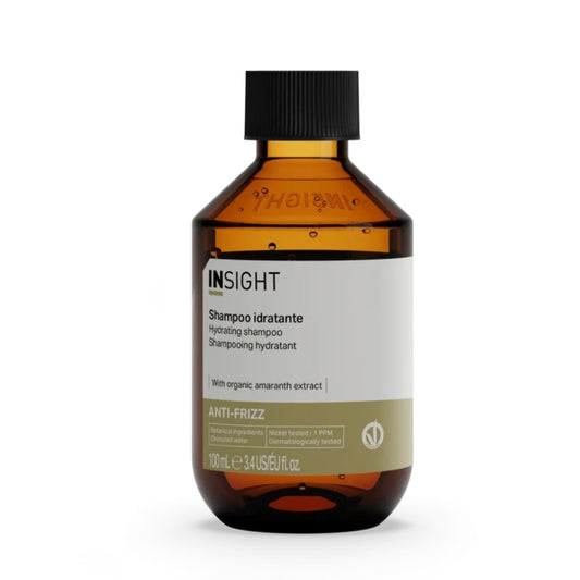 Sampon organic hidratant si anti friz, cu extract din semințe de in, INSIGHT, IAF410, 100 ml