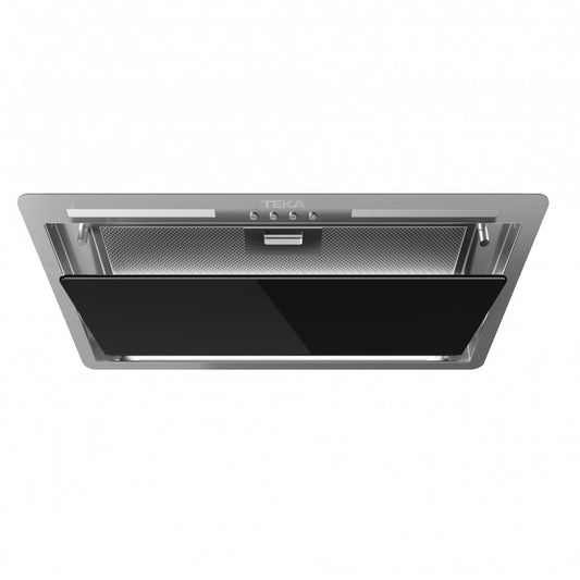 Hota incorporabila Teka GFL 57651 EOS BK, 50 cm, Free Outlet: 735 m3/h, Clasa A+, Inox/cristal negru