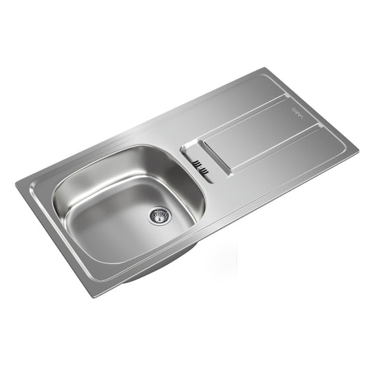 Chiuveta din inox TEKA GRAVITY 45 E-XP 1B 1D, 860 x 435 mm, cu picurator, montare incastrata, reversibila, Inox