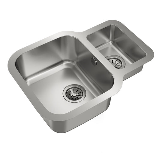 Chiuveta din inox TEKA BE 1½B 625, 624x464mm, cuva auxiliara, montare sub blat, Inox