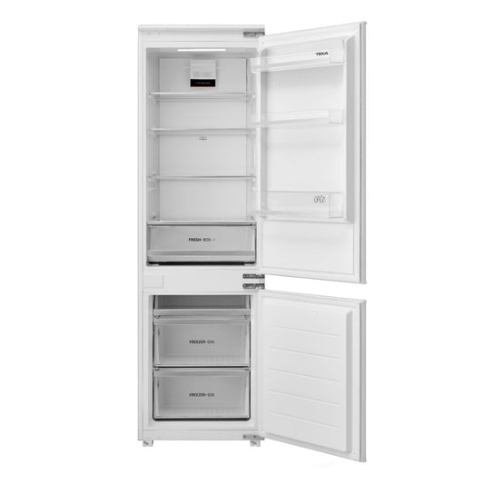 Combina frigorifica incorporabila Teka RBF 73355 FI WH, 248 l, Total No Frost, Motor Inverter, Clasa E, H 178.5 cm, Alb