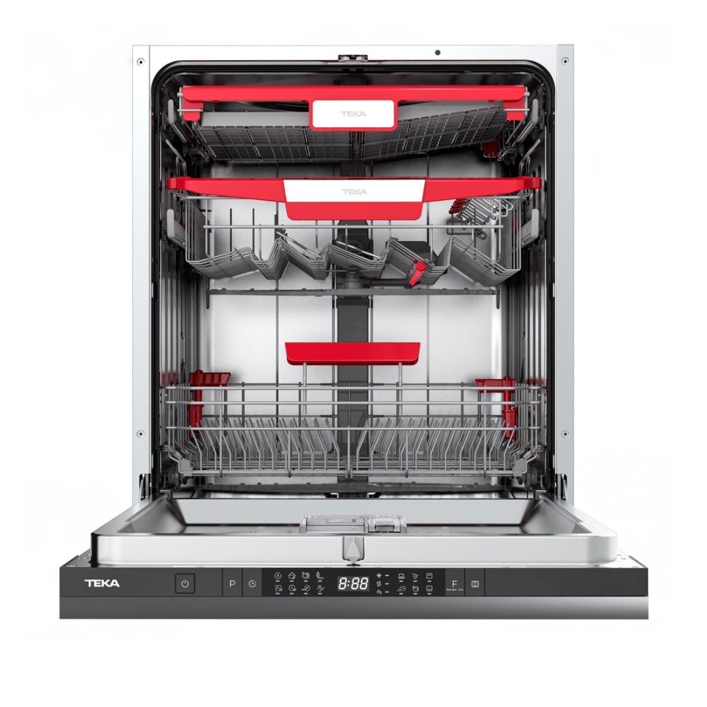 Masina de spalat vase Teka DFI 86850 XL, complet incorporabila, 16 seturi, 8 programe de spalare, 60 cm, motor invertor, clasa A