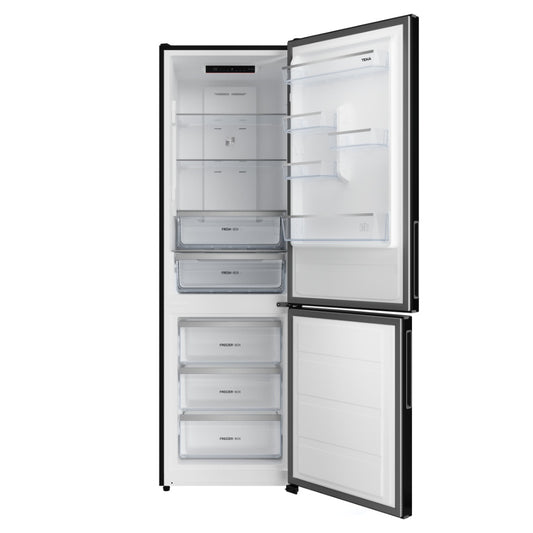 Combina frigorifica free-standing Teka RBF 44630 BK, 310 l, Clasa D, Full No Frost, H 188 cm, Negru