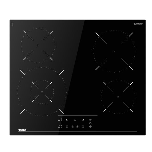 Plita electrica vitroceramica Teka TBC 64320 TTC BK, 60 cm, 9 niveluri de putere, sticla Negra